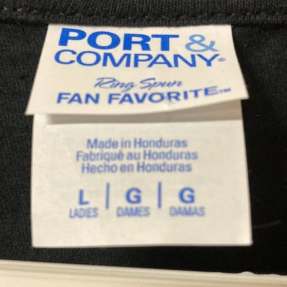 NWOT PORT & COMPANY Ring Spun Fan Favorite Graphic Let The Shenanigans Begin SzL - Picture 2 of 5